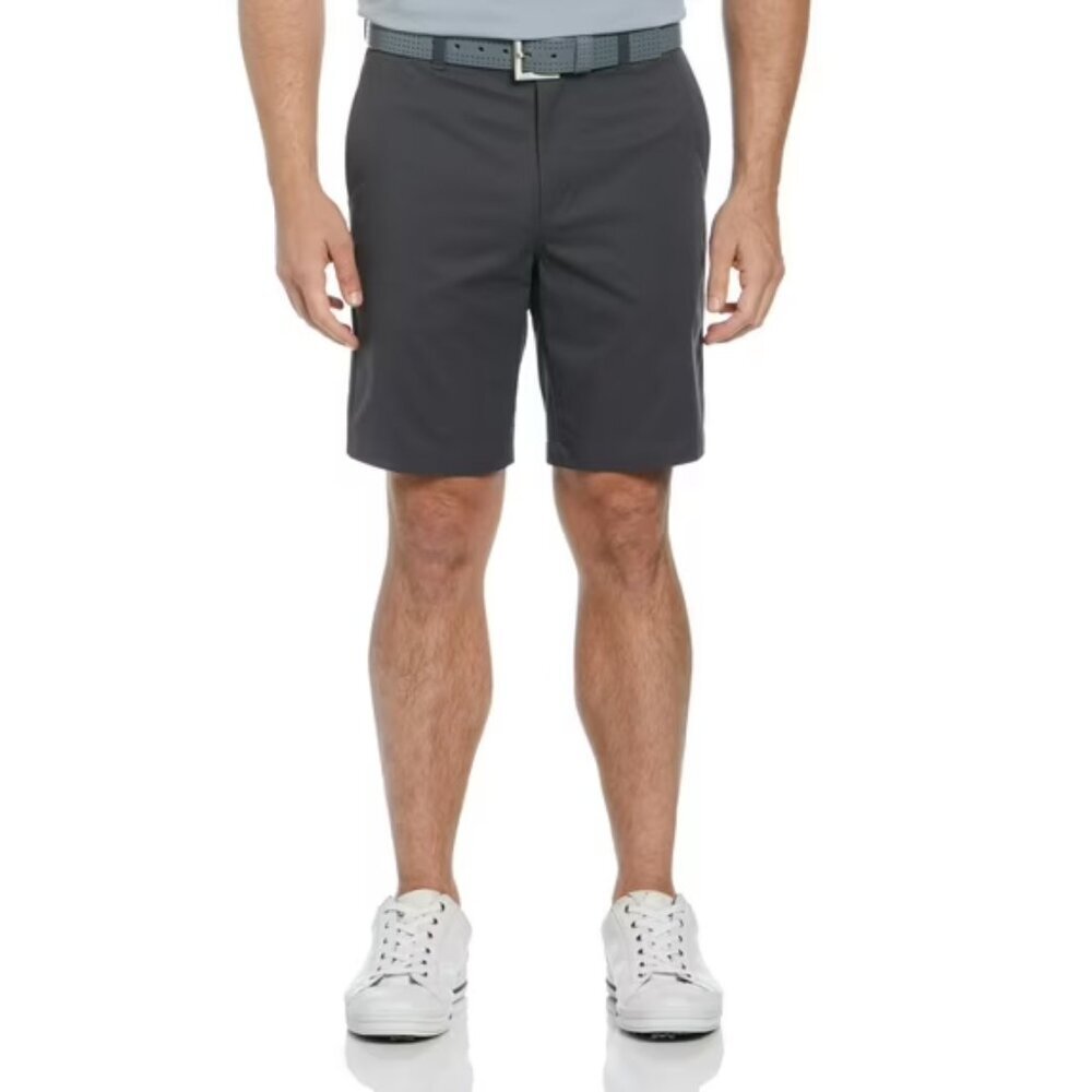 Ben Hogan Big Men's Stretch Golf Shorts with Active Waistband, Size 46, Gray